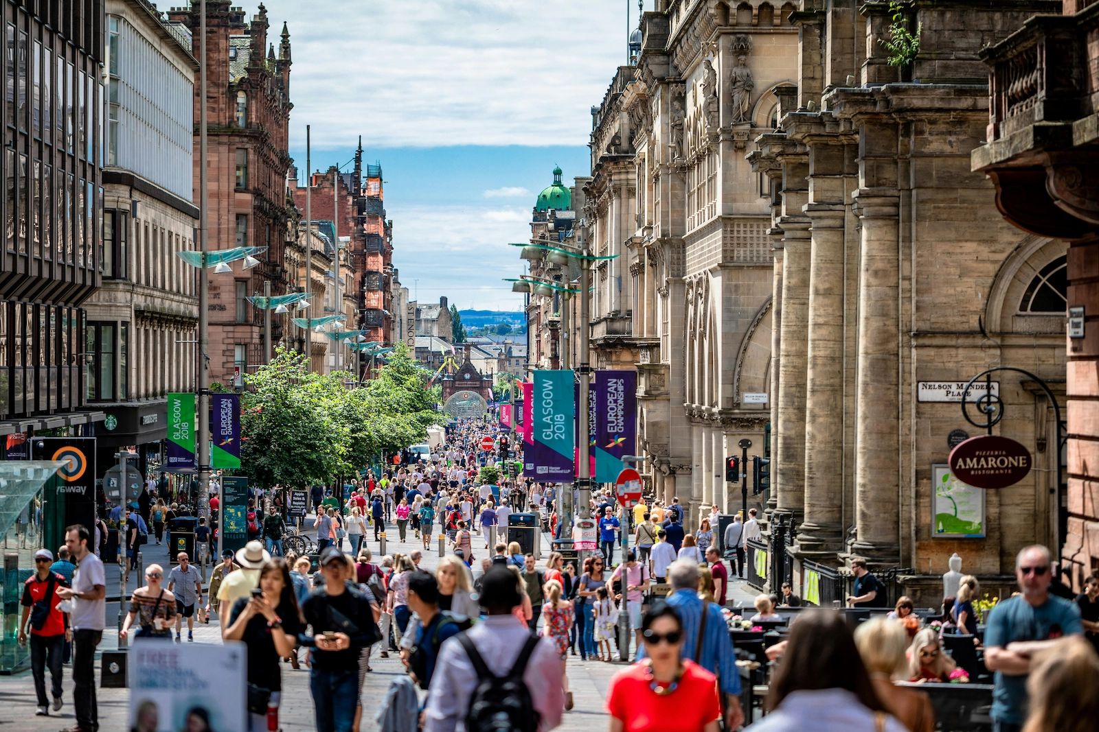 Buchanan Street Glasgow UK